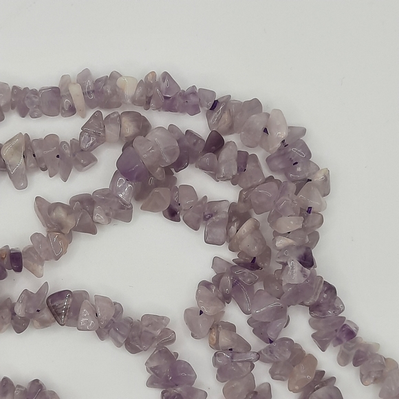Amethyst Chip Necklace - Picture 2 of 4
